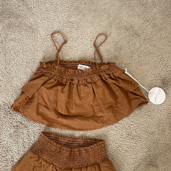 Petal & Pup Evie two piece set - brown - Picture 6 of 11